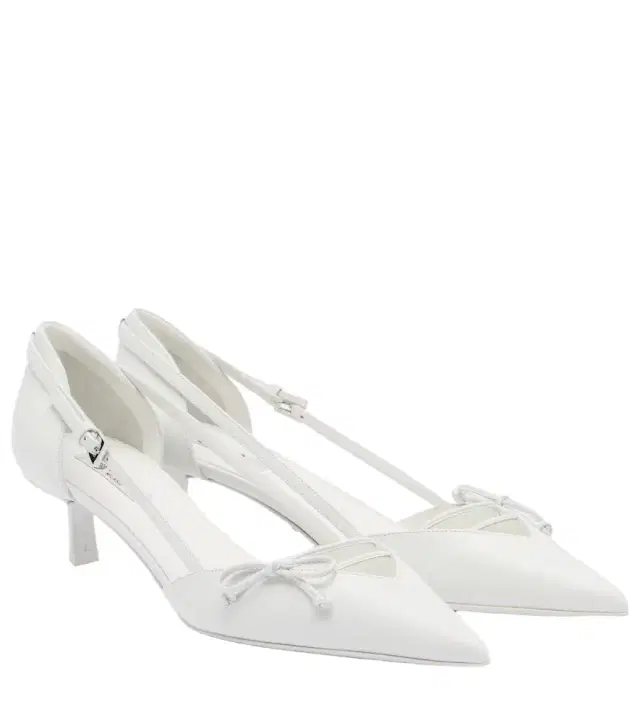 Prada Bow-detail leather pumps