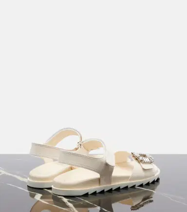Roger Vivier Slidy Viv' embellished leather sandals | Thumbnail 4