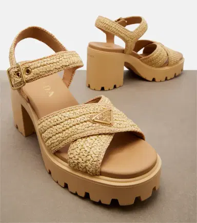 Prada Crochet sandals | Thumbnail 3