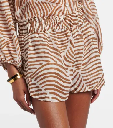 ViX Paula Hermanny Lana printed cotton shorts | Thumbnail 2