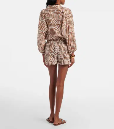 ViX Paula Hermanny Lana printed cotton shorts | Thumbnail 4