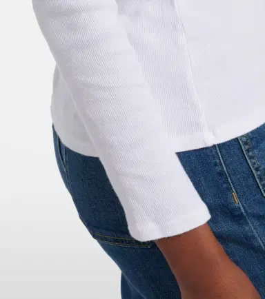 Nili Lotan Jordan ribbed-knit cotton Henley shirt | Thumbnail 2 Nili Lotan Jordan ribbed-knit cotton Henley shirt | Thumbnail 2