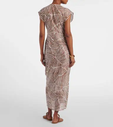 ViX Paula Hermanny Sasha printed cotton midi dress | Thumbnail 2