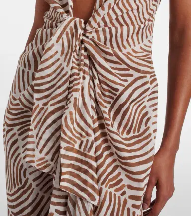 ViX Paula Hermanny Sasha printed cotton midi dress | Thumbnail 5