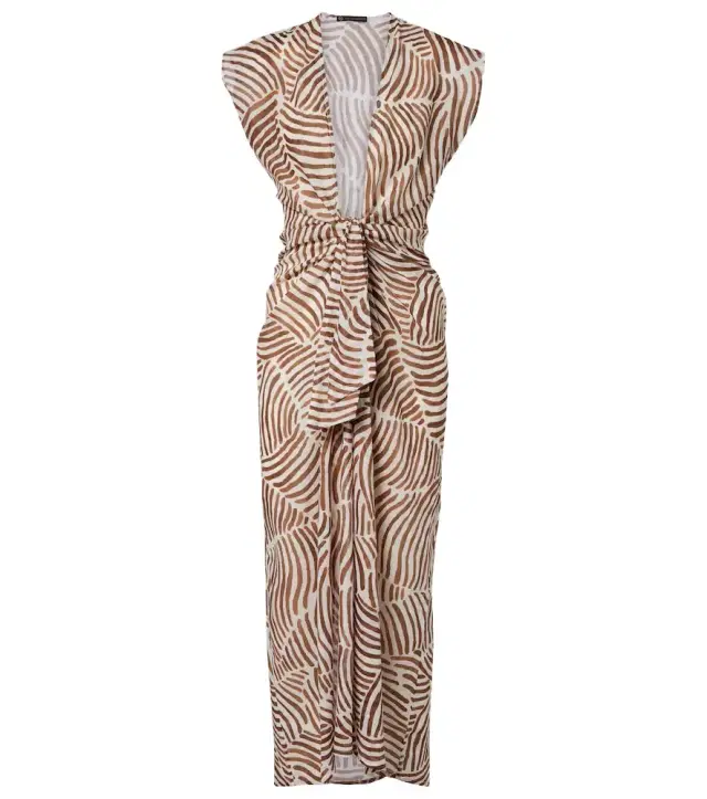 ViX Paula Hermanny Sasha printed cotton midi dress