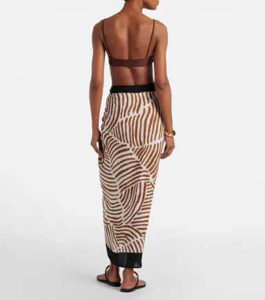 ViX Paula Hermanny Printed beach cover-up | Thumbnail 3