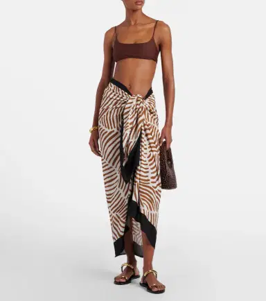 ViX Paula Hermanny Printed beach cover-up | Thumbnail 4