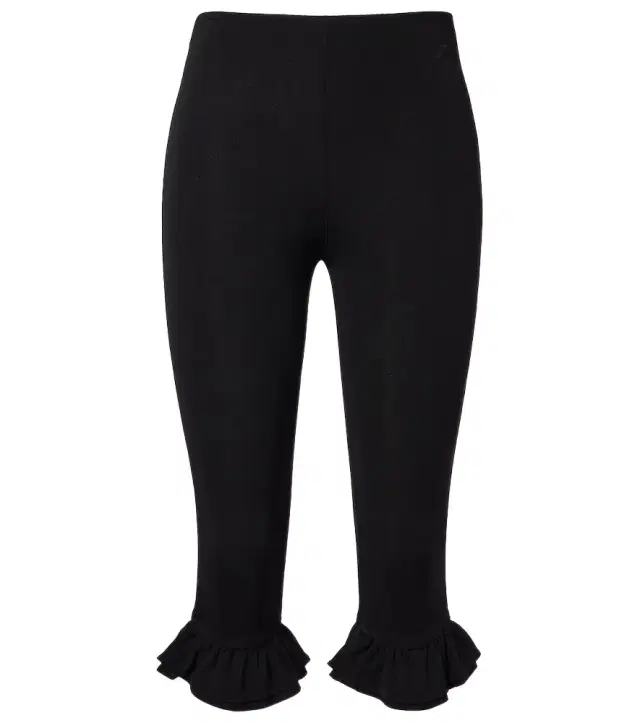 Playa ruffled jersey capri pants