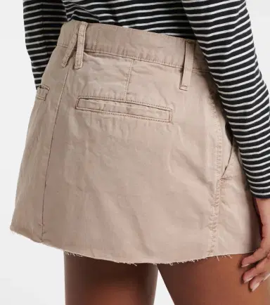 Slvrlake Chino cotton canvas miniskirt | Thumbnail 5