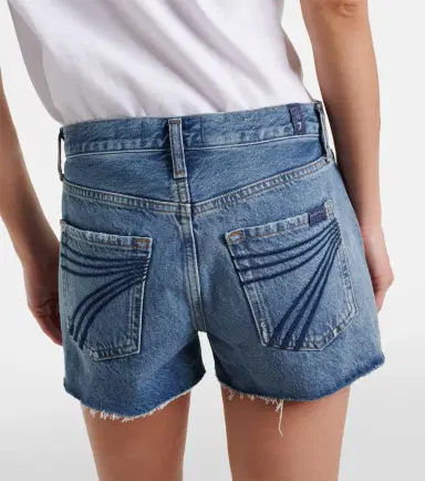 7 For All Mankind June denim shorts | Thumbnail 3 7 For All Mankind June denim shorts | Thumbnail 3