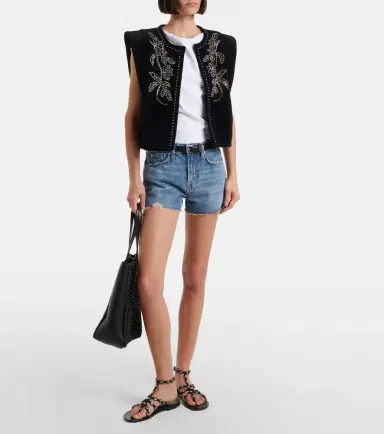 7 For All Mankind June denim shorts | Thumbnail 5 7 For All Mankind June denim shorts | Thumbnail 5