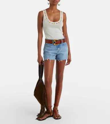 7 For All Mankind June denim shorts | Thumbnail 4