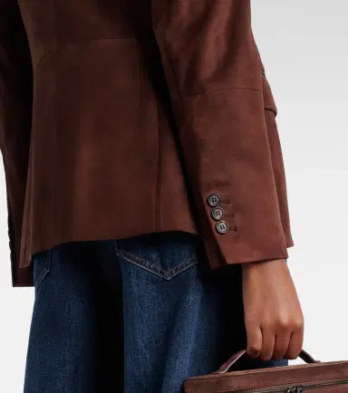Brunello Cucinelli Monili suede blazer | Thumbnail 7 Brunello Cucinelli Monili suede blazer | Thumbnail 7