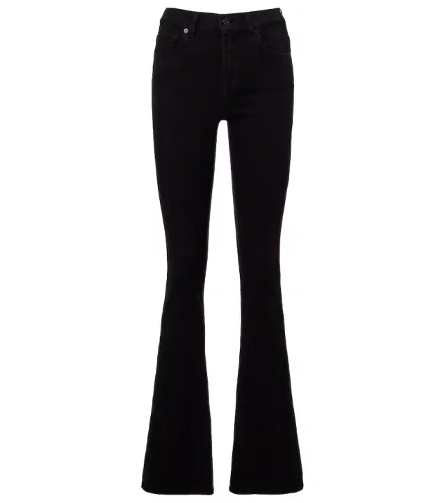 Mid-rise bootcut jeans