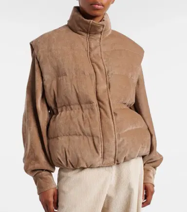 Brunello Cucinelli Monili corduroy down vest | Thumbnail 5 Brunello Cucinelli Monili corduroy down vest | Thumbnail 5
