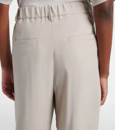 Brunello Cucinelli Monili wool-blend wide-leg pants | Thumbnail 3