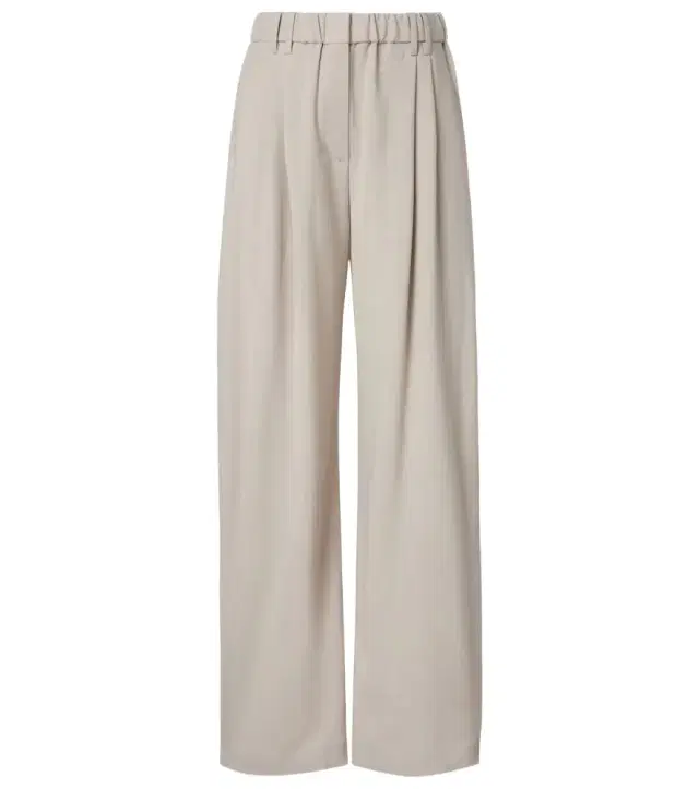 Brunello Cucinelli Monili wool-blend wide-leg pants