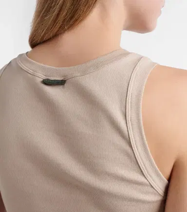 Brunello Cucinelli Monili cotton-blend tank top | Thumbnail 5