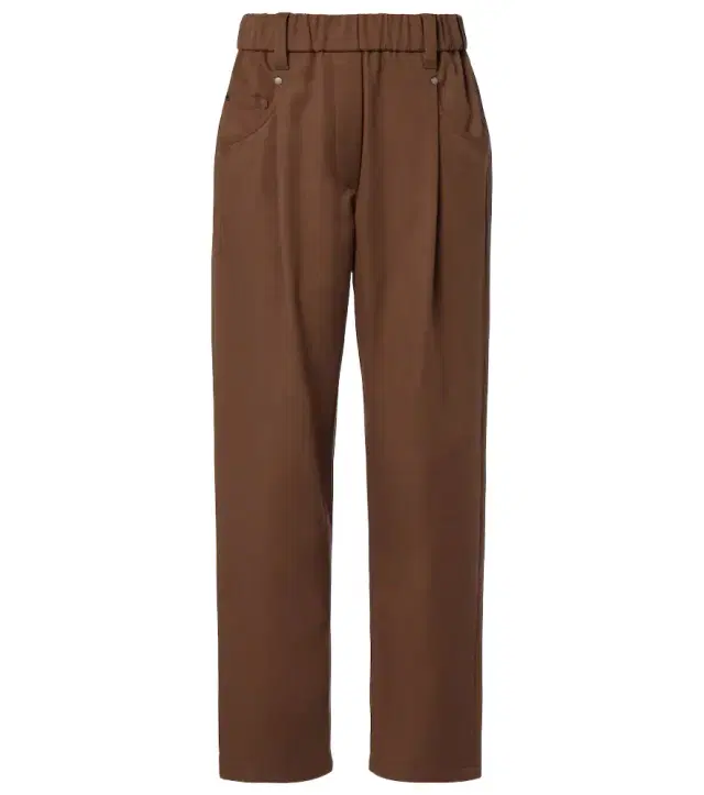 Brunello Cucinelli Monili cotton-blend straight pants