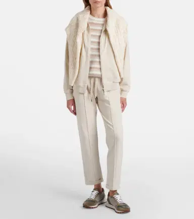 Brunello Cucinelli Monili cotton sweatpants | Thumbnail 6