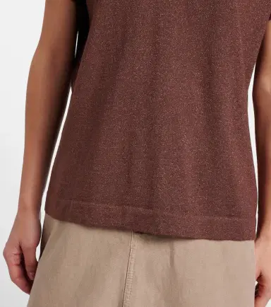 Brunello Cucinelli Cashmere and silk-blend lamé sweater | Thumbnail 3 Brunello Cucinelli Cashmere and silk-blend lamé sweater | Thumbnail 3