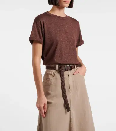 Brunello Cucinelli Cashmere and silk-blend lamé sweater | Thumbnail 5 Brunello Cucinelli Cashmere and silk-blend lamé sweater | Thumbnail 5