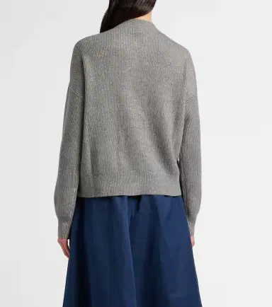 Brunello Cucinelli Cashmere-blend lamé cardigan | Thumbnail 4