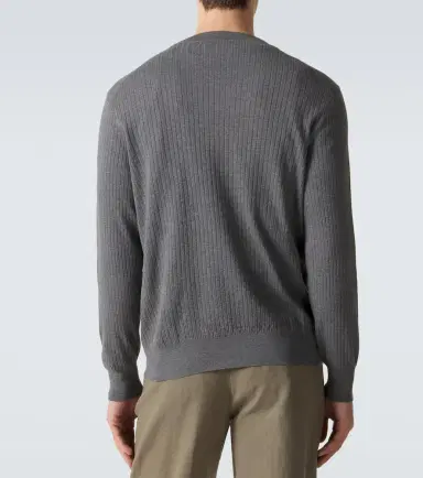 Brunello Cucinelli Ribbed-knit cotton sweater | Thumbnail 5