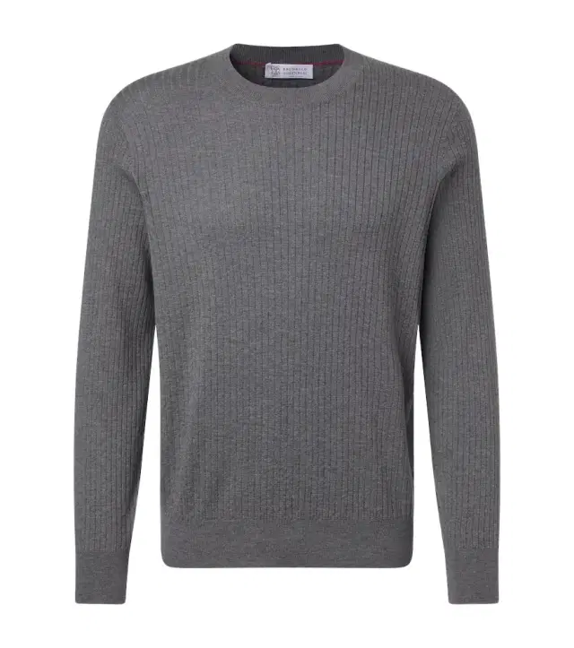 Brunello Cucinelli Ribbed-knit cotton sweater