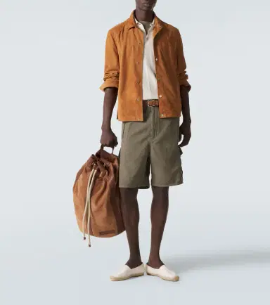 Brunello Cucinelli Ribbed-knit cotton polo shirt | Thumbnail 6