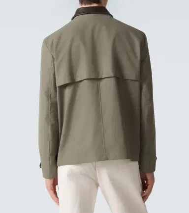 Brunello Cucinelli Cotton-blend gabardine field jacket | Thumbnail 3 Brunello Cucinelli Cotton-blend gabardine field jacket | Thumbnail 3