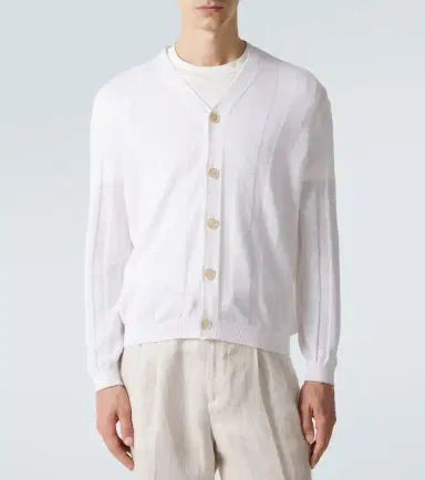 Brunello Cucinelli Cotton and linen cardigan | Thumbnail 4