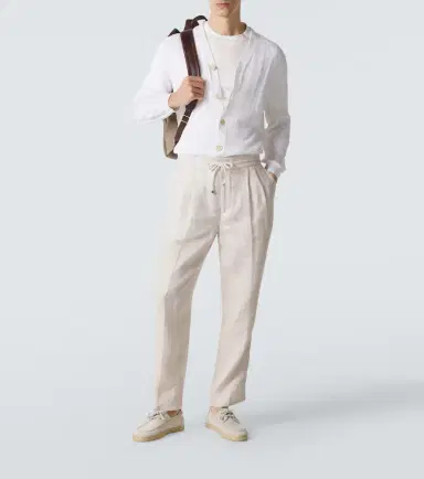 Brunello Cucinelli Cotton and linen cardigan | Thumbnail 5