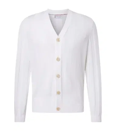 Brunello Cucinelli Cotton and linen cardigan | Thumbnail 1