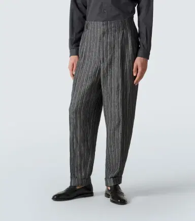 Brunello Cucinelli Chalk stripe linen suit | Thumbnail 6 Brunello Cucinelli Chalk stripe linen suit | Thumbnail 6