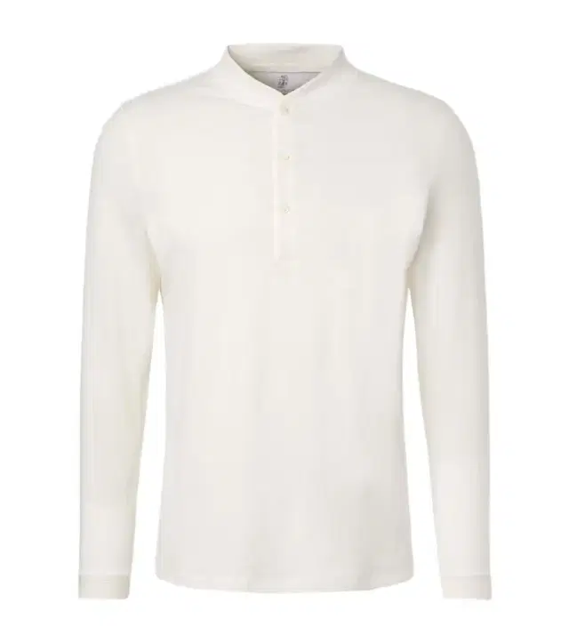 Brunello Cucinelli Linen and cotton Henley shirt