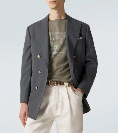 Brunello Cucinelli Printed cotton jersey T-shirt | Thumbnail 2