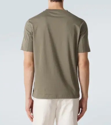 Brunello Cucinelli Printed cotton jersey T-shirt | Thumbnail 3