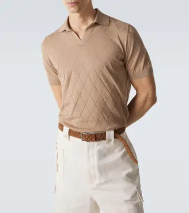 Brunello Cucinelli Knitted cotton polo shirt | Thumbnail 7 Brunello Cucinelli Knitted cotton polo shirt | Thumbnail 7