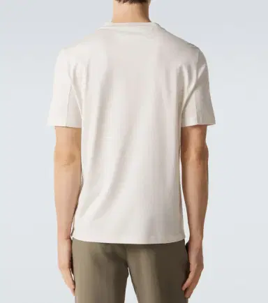Brunello Cucinelli Printed cotton jersey T-shirt | Thumbnail 3