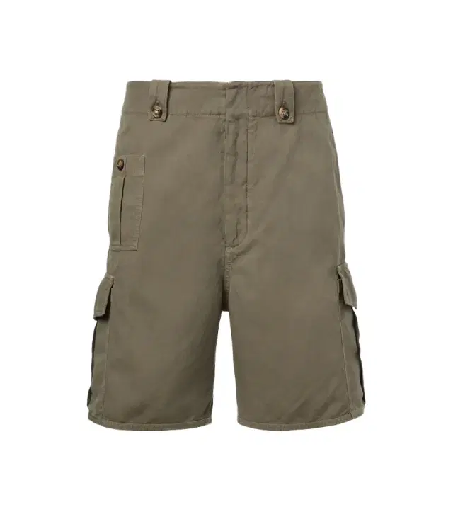Brunello Cucinelli Cotton and linen cargo shorts