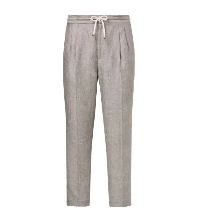 Brunello Cucinelli Hemp and linen tapered pants