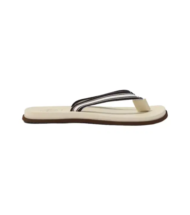 Brunello Cucinelli Striped thong sandals
