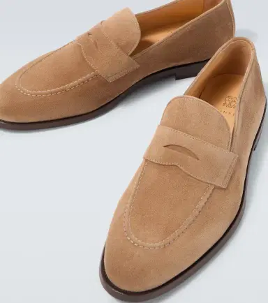 Brunello Cucinelli Suede penny loafers | Thumbnail 4