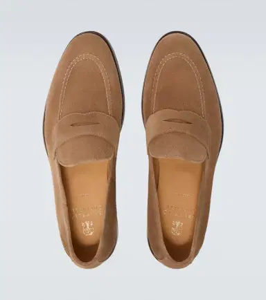 Brunello Cucinelli Suede penny loafers | Thumbnail 6