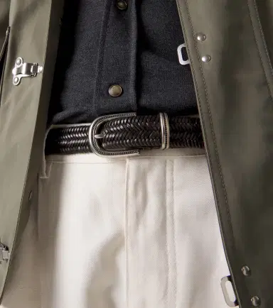 Brunello Cucinelli Woven leather belt | Thumbnail 2