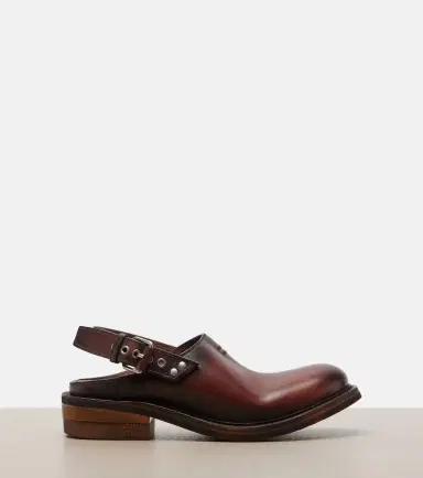 Miu Miu Foule leather clogs | Thumbnail 3 Miu Miu Foule leather clogs | Thumbnail 3