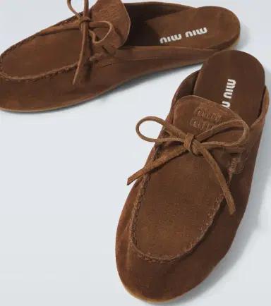 Miu Miu Suede mules | Thumbnail 5