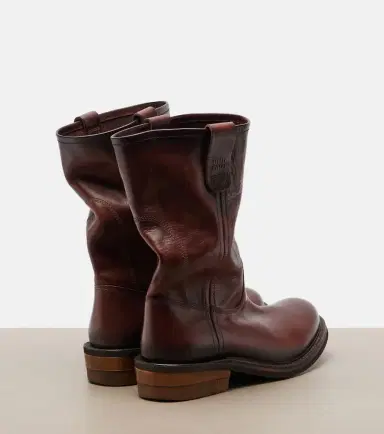 Miu Miu Foule leather ankle boots | Thumbnail 2