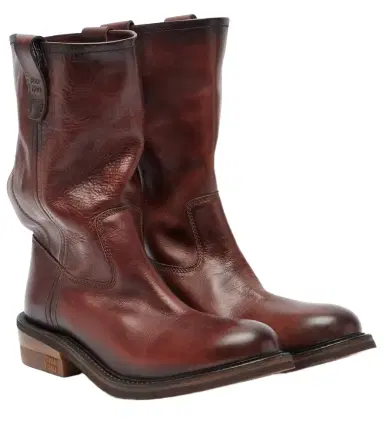 Miu Miu Foule leather ankle boots | Thumbnail 1